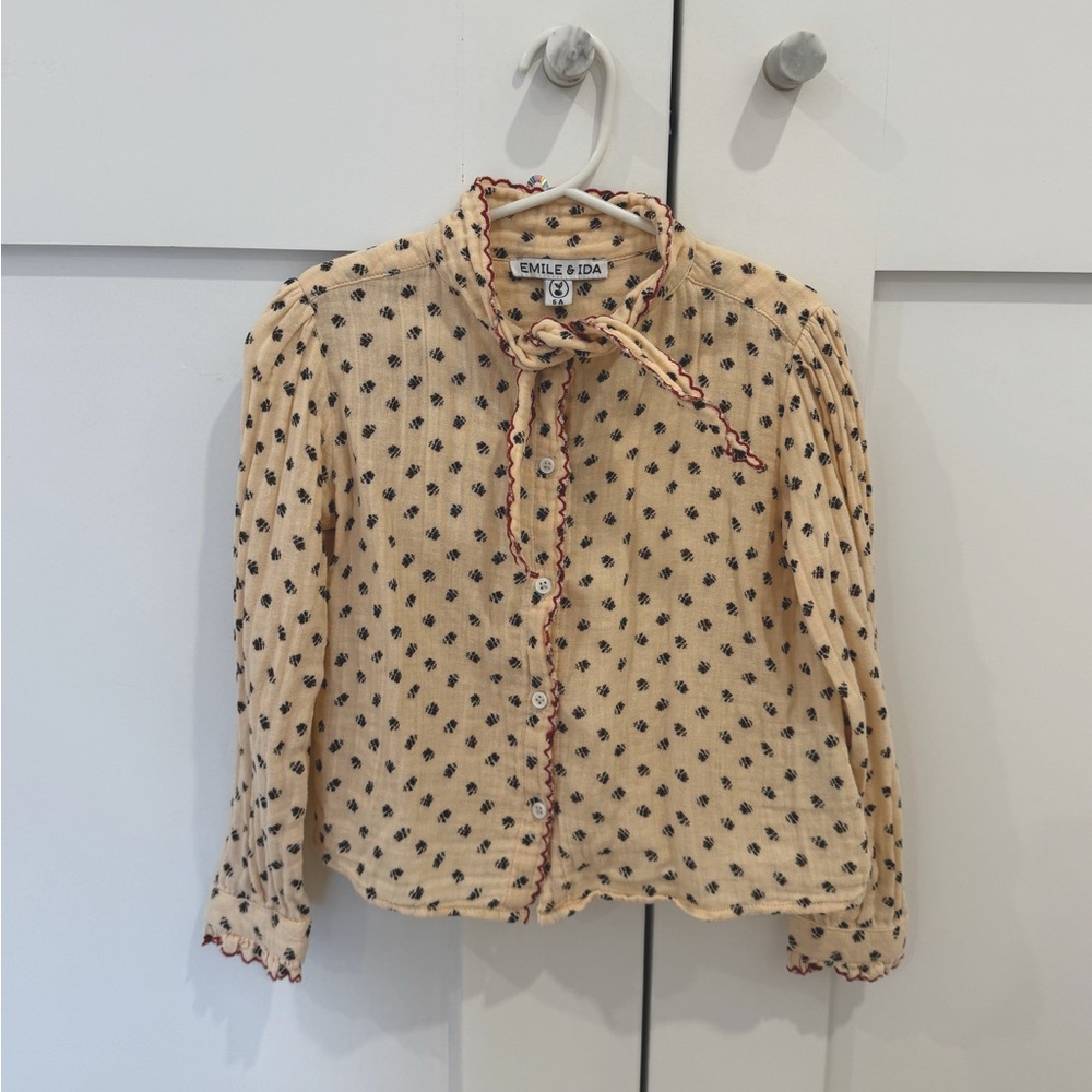 Emile Et Ida woven blouse 6Y